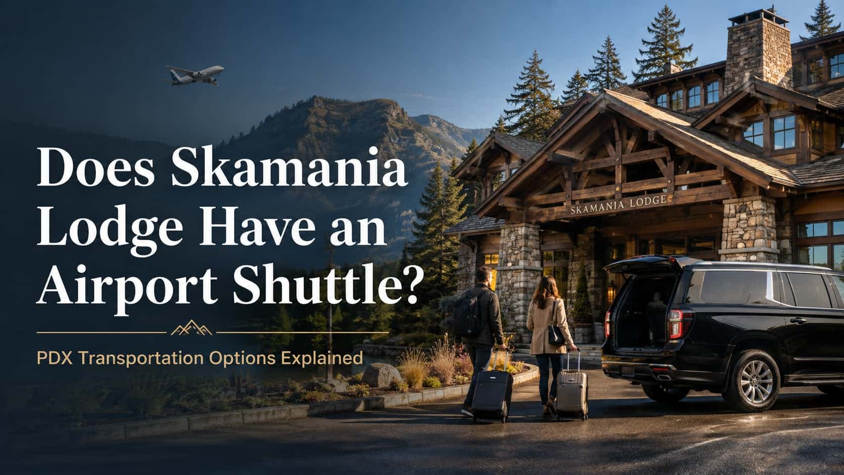 Does Skamania Lodge Have an Airport Shuttle From PDX?