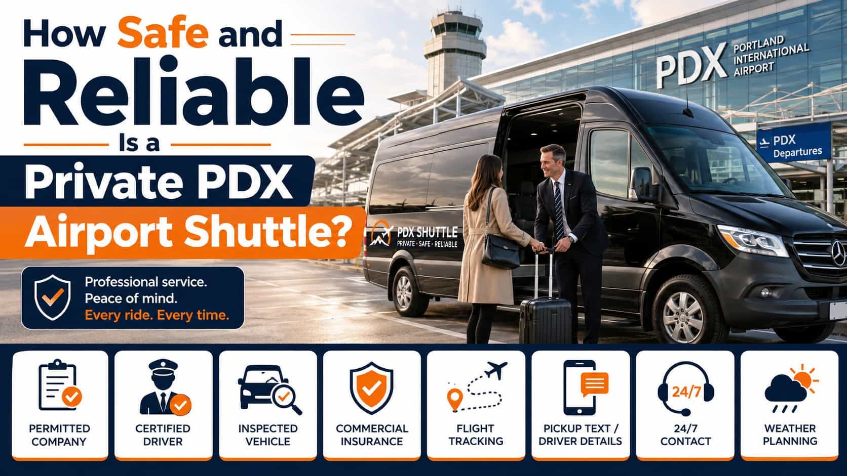 How Safe and Reliable Is a Private PDX Airport Shuttle?