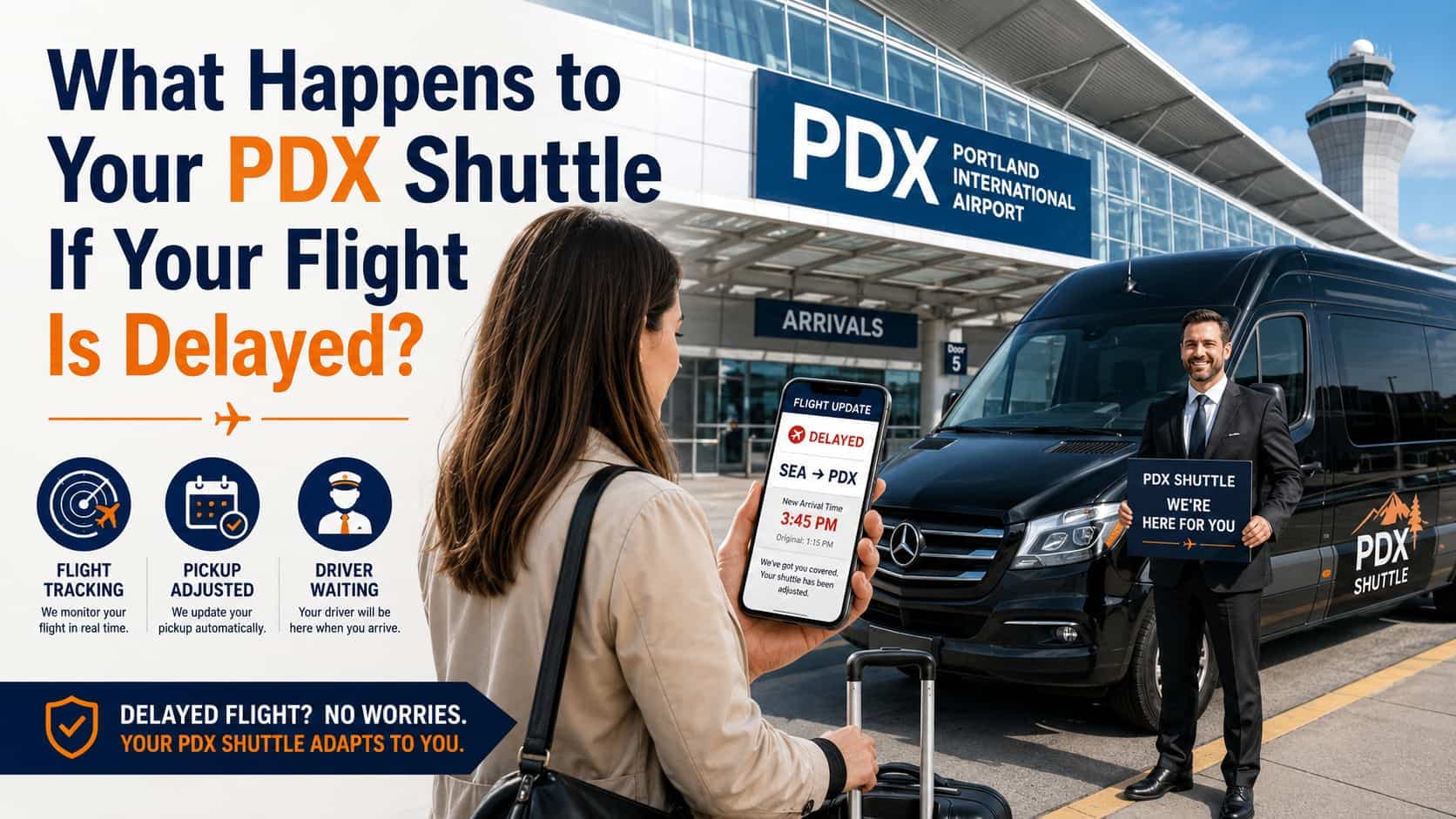 What Happens to Your PDX Shuttle If Your Flight Is Delayed?