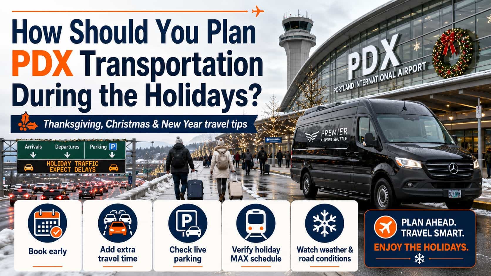 How Should You Plan PDX Transportation During the Holidays?